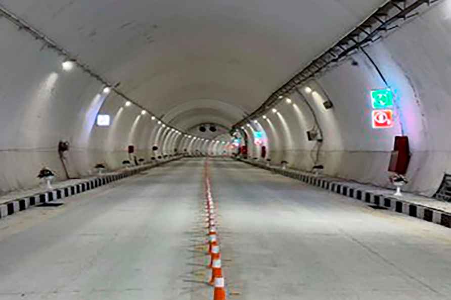 **EDS: IMAGE VIA @TheAshokSinghal ON MARCH 8, 2024** Sela Tunnel...