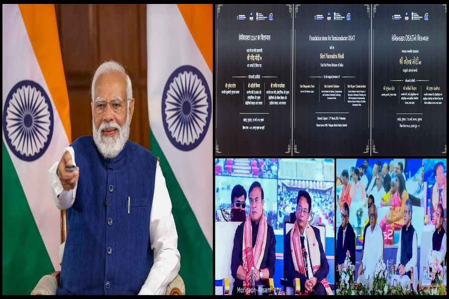 PM Modi lays foundation stone of semiconductor facilities