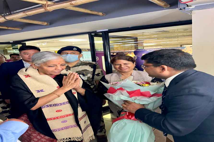 Nirmala Sitharaman at Guwahati airport