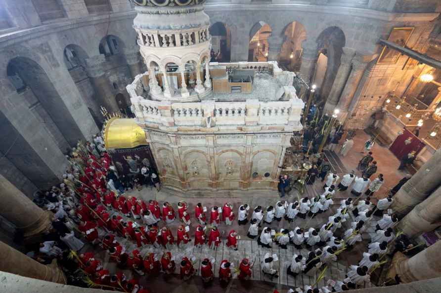 Palm Sunday procession