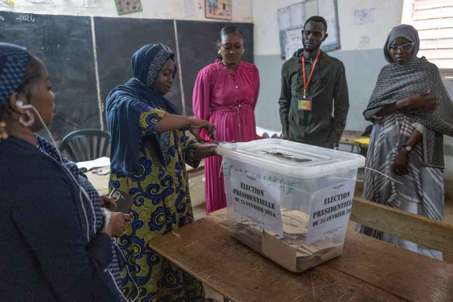 Counting of votes for Senegal presidential polls