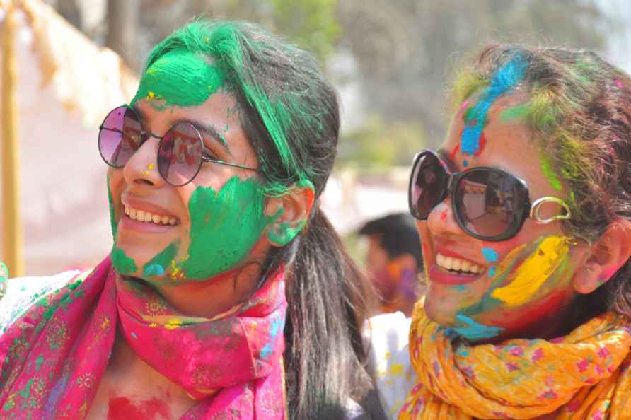 Holi celebrations in Moradabad