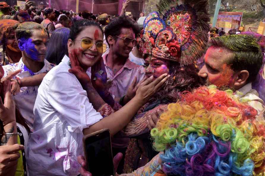 Holi celebrations in Lucknow