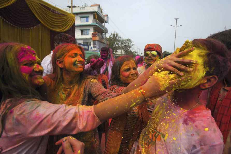 Holi celebrations in Nagaon