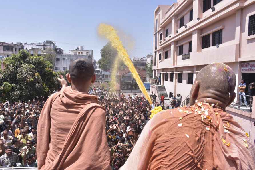 Holi celebrations in Surat