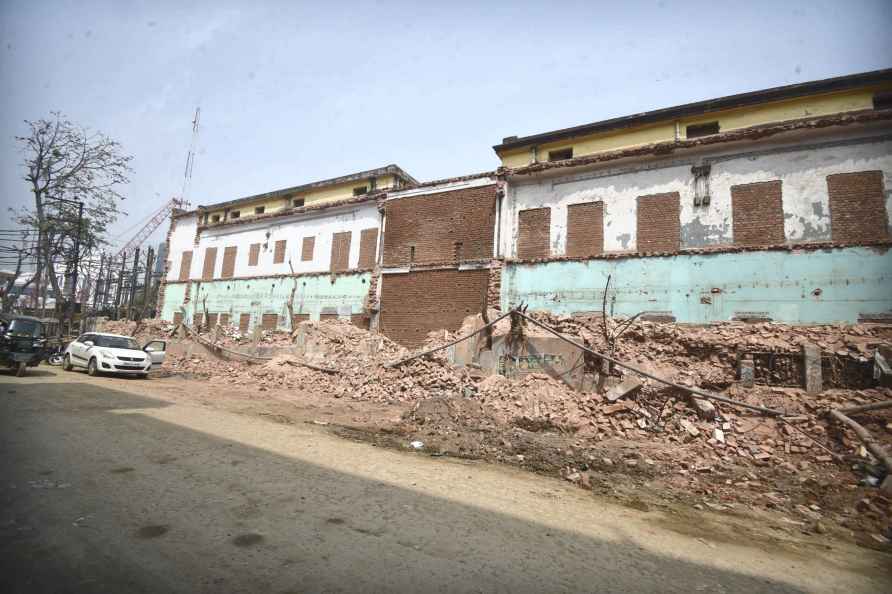 Demolition of Women Hospital of PMCH