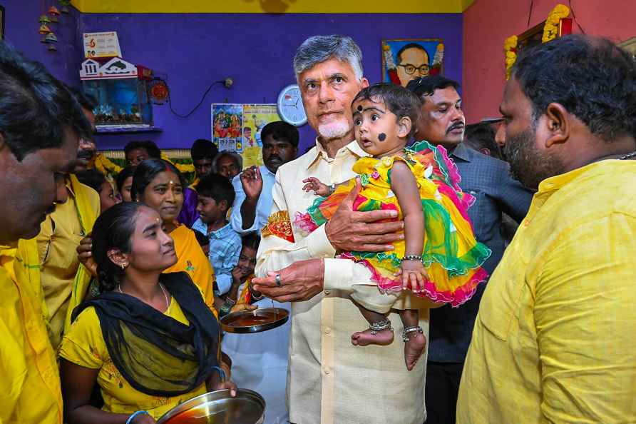 N Chandrababu Naidu during LS campaign