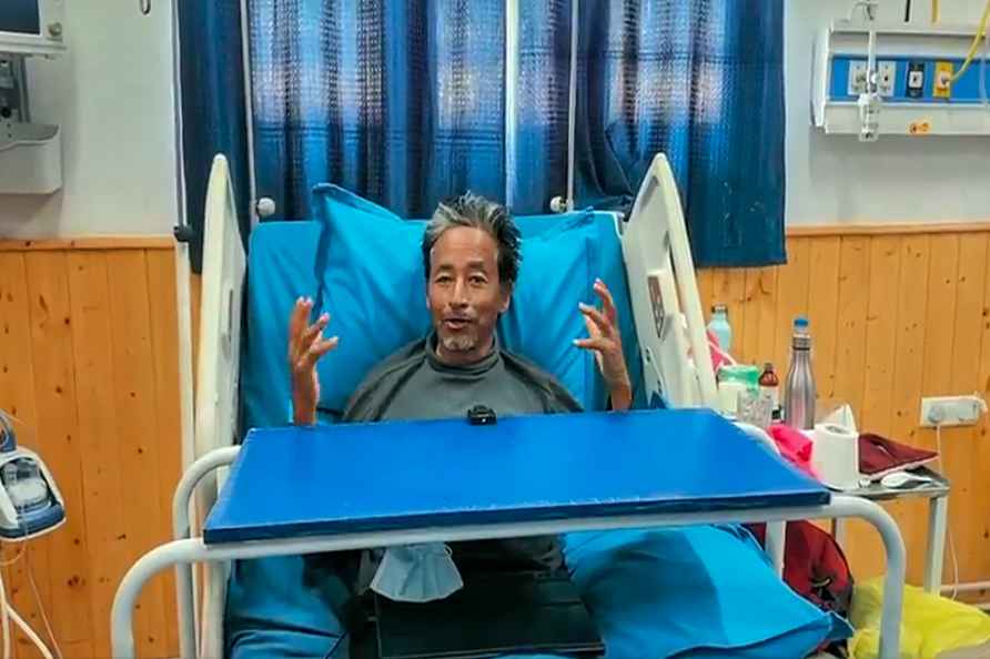 Sonam Wangchuk at hospital