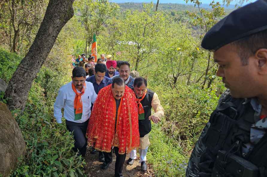 Jitendra Singh campaigns