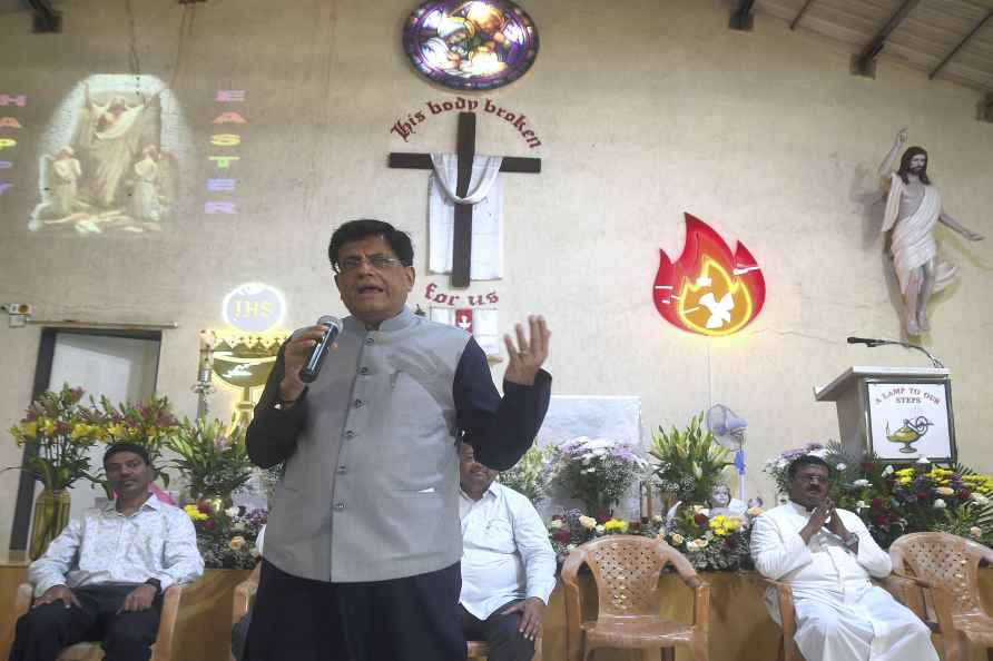 Piyush Goyal at Easter Sunday event