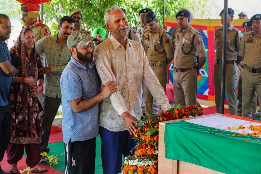 Wreath laying ceremony of martyr Deepak Sharma