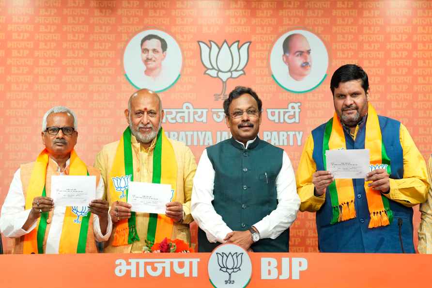 Gourav Vallabh, Anil Sharma and Upendra Yadav join BJP
