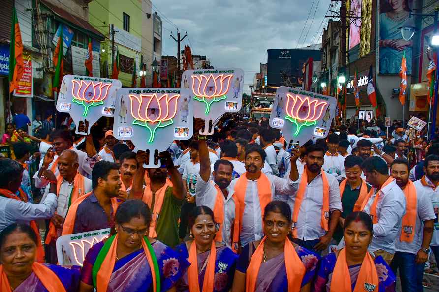 BJP roadshow in Madurai