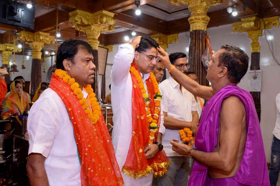 Sachin Pilot at Danteshwari Mandir