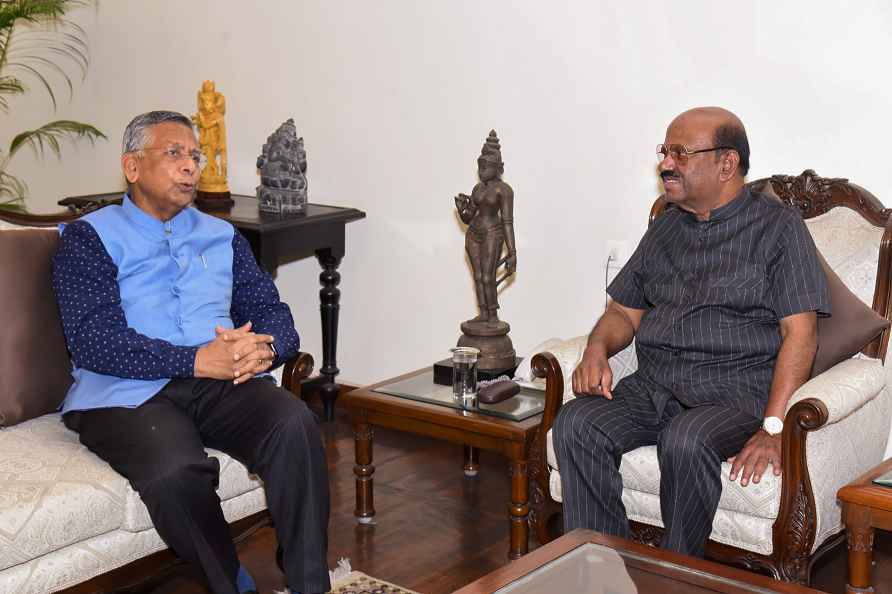 R Venkataramani meets WB Governor