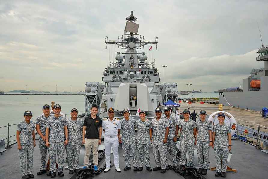 Indian Naval ships visit Singapore