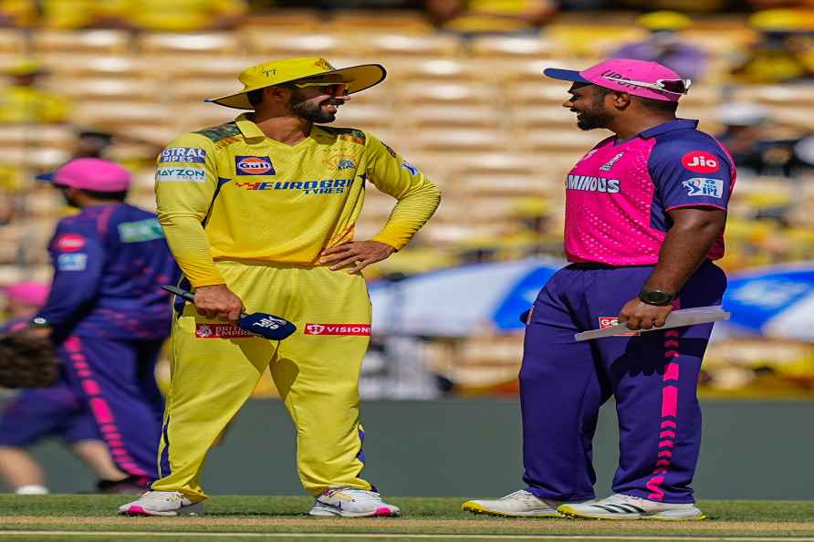 Chennai: Chennai Super Kings captain Ruturaj Gaikwad and Rajasthan...