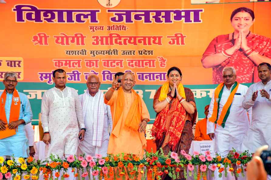 CM Yogi, Smriti Irani campaigns in Amethi