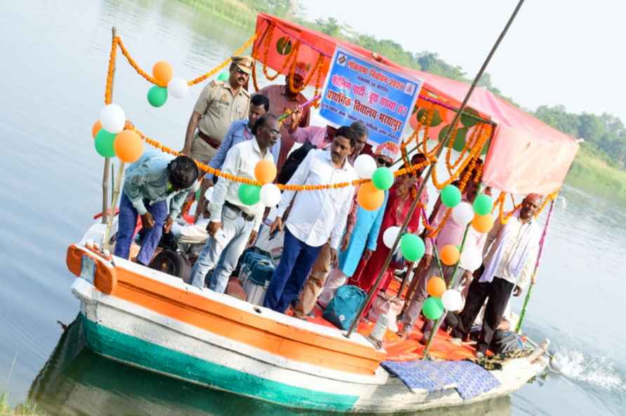 Polling officials reach polling booths in UP