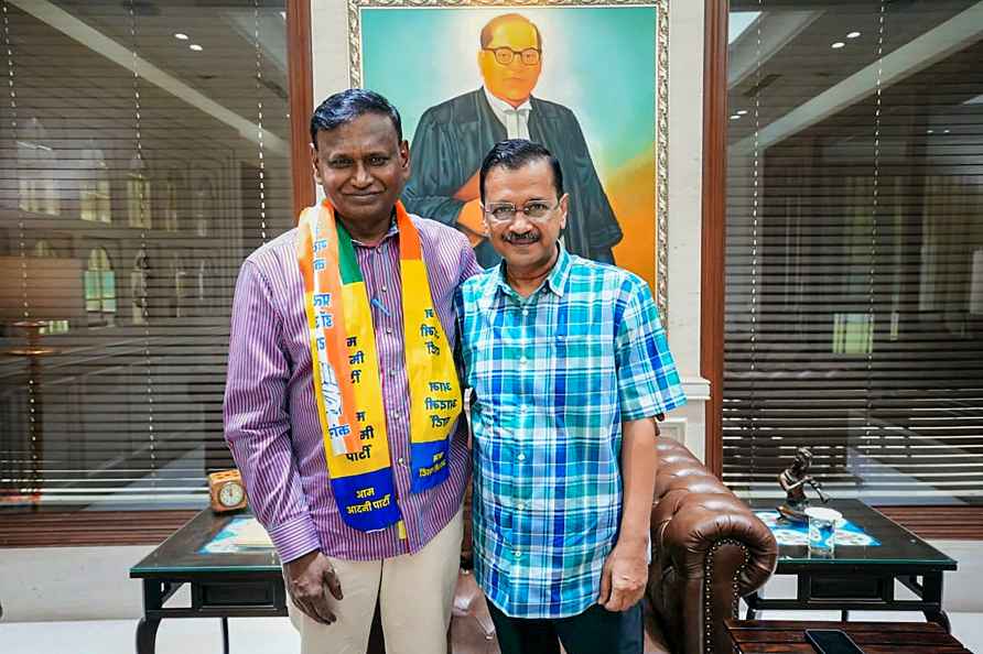 Arvind Kejriwal, Udit Raj meet