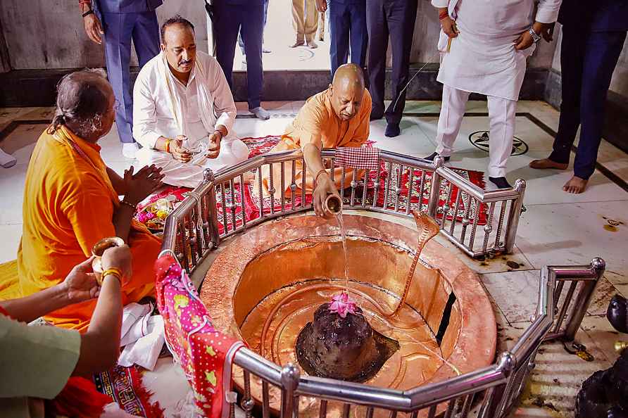 **EDS: IMAGE VIA @myogiadityanath POSTED ON MONDAY, MAY 13, 2024...