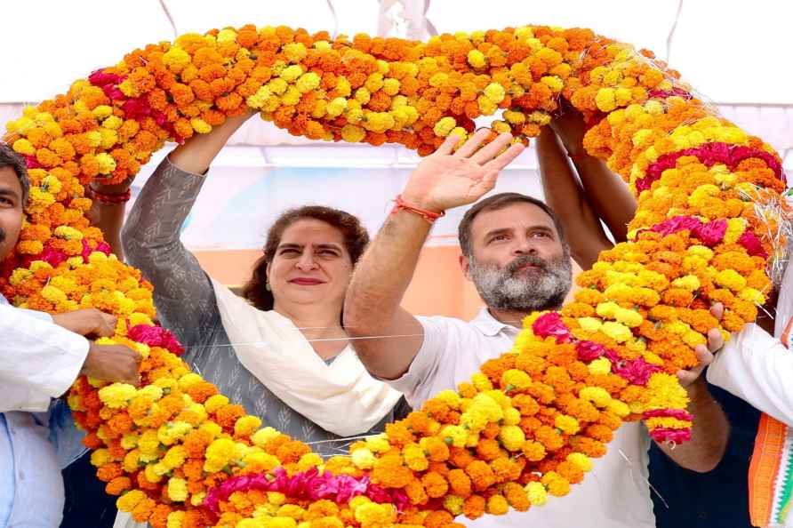 Rahul Gandhi and Priyanka Gandhi in Rae Bareli