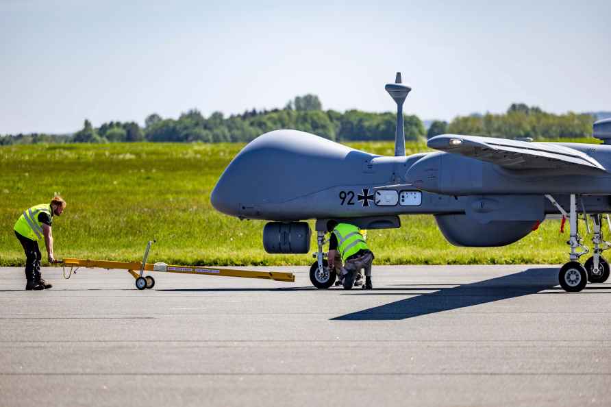 German Heron TP drone of the German Armed Forces