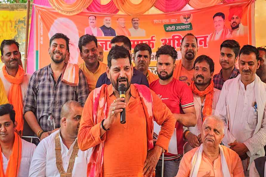 Brij Bhushan Sharan Singh campaigns in UP