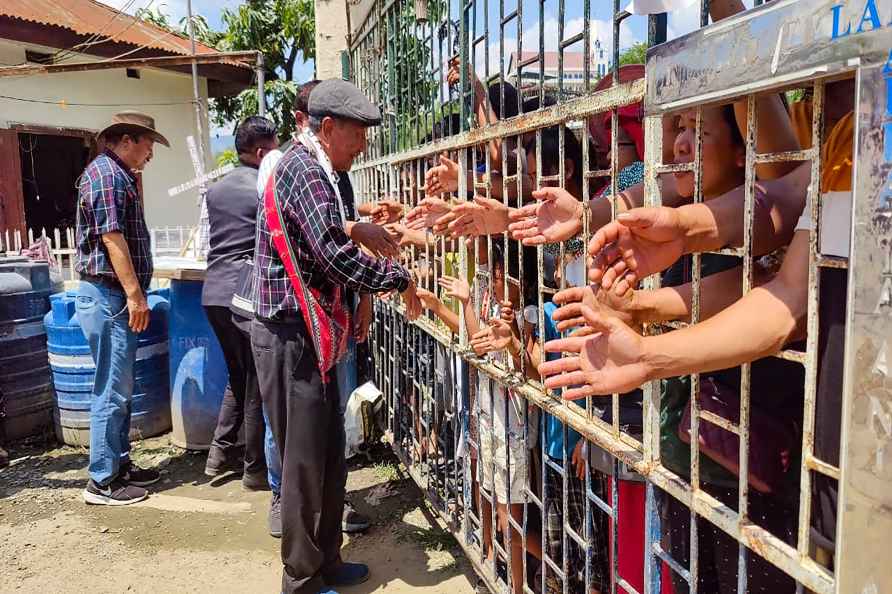 Protest against Free Movement Regime in Mizoram