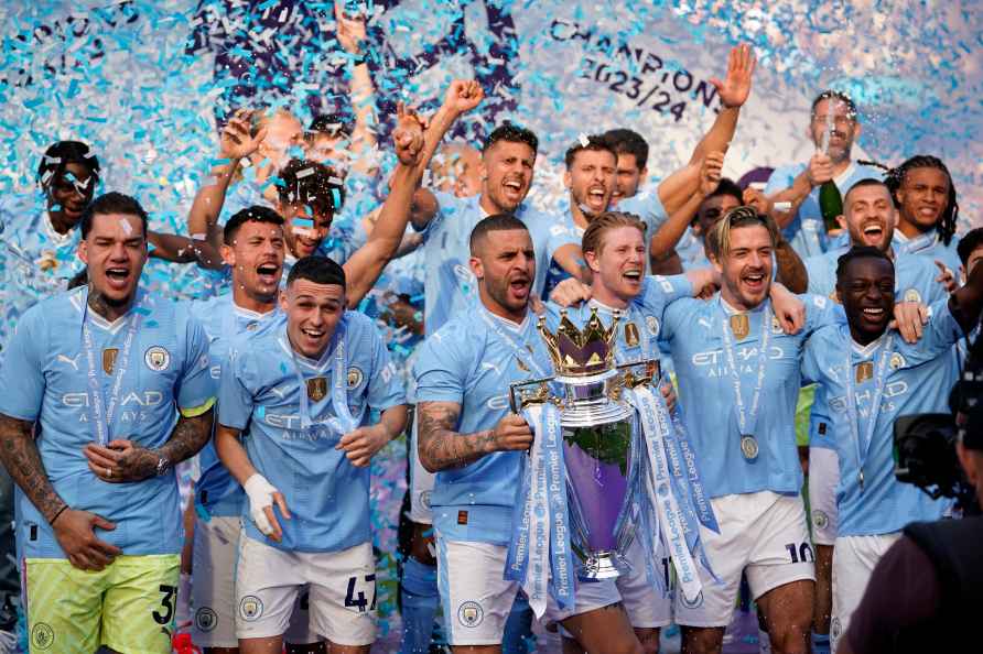 Man City wins 4th Premier League title in a row