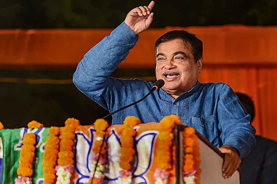 Gadkari campaigns in New Delhi