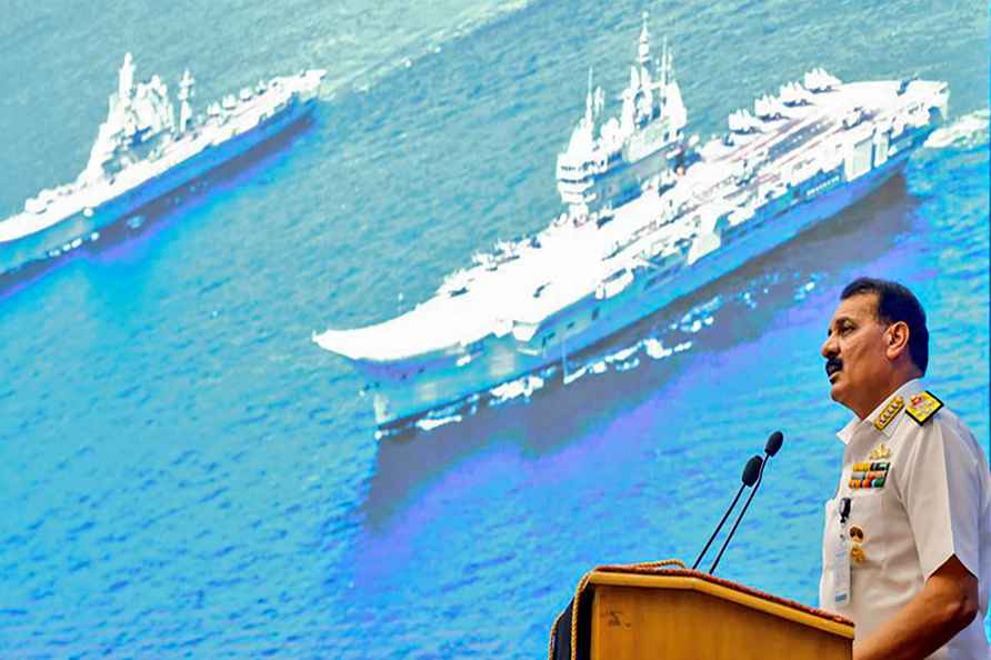 CNS addresses Naval HQ officers in Delhi