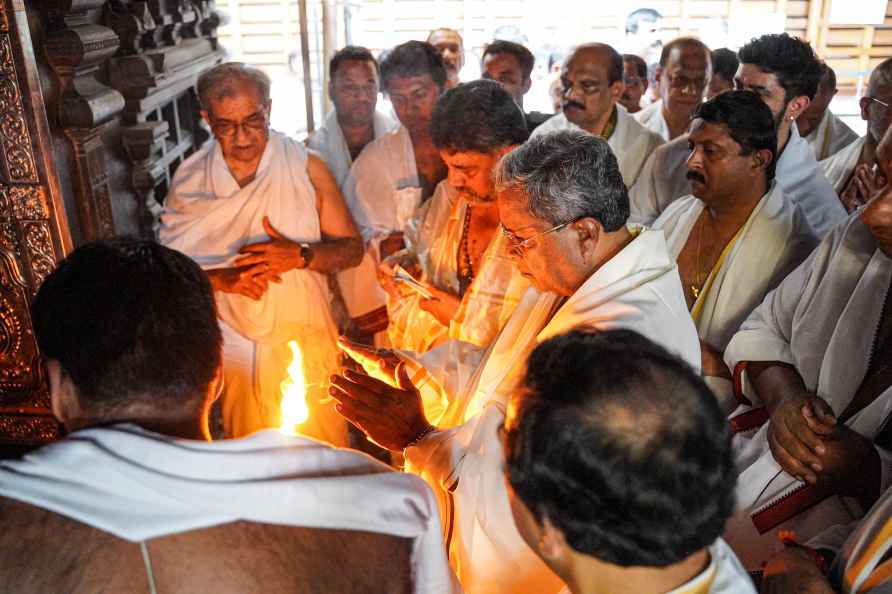 K'taka CM at Shri Kshetra Dharmasthala