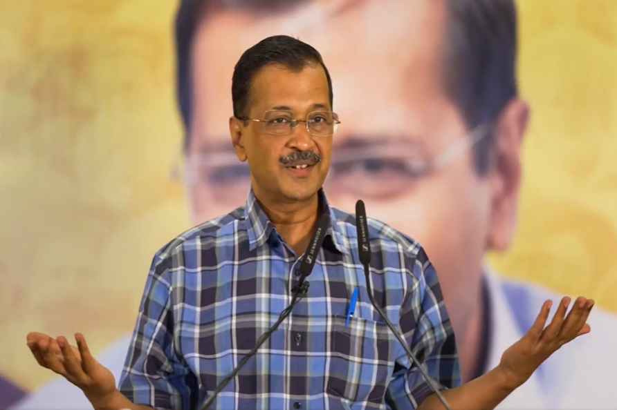 **EDS: VIDEO GRAB VIA @ArvindKejriwal** Amritsar: Delhi Chief Minister...