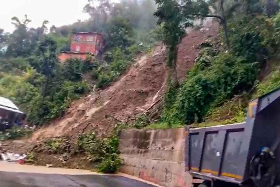 Landslide in Mizoram