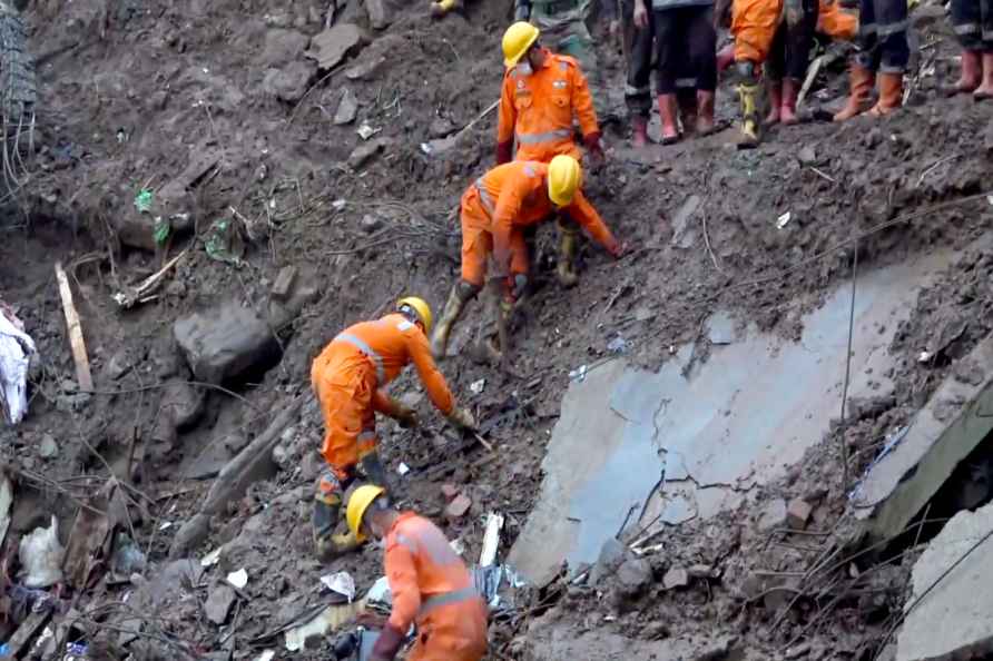 Rescue work in Aizawl