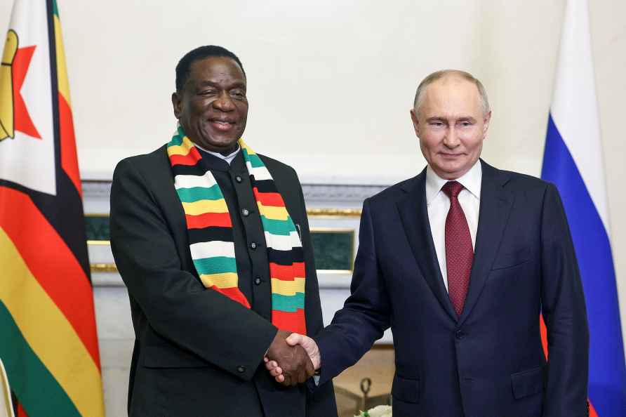 Vladimir Putin,Emmerson Mnangagwa