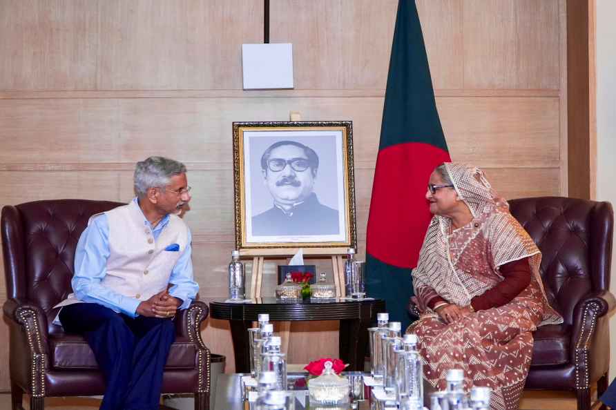 Jaishankar with Bangladesh PM Sheikh Hasina