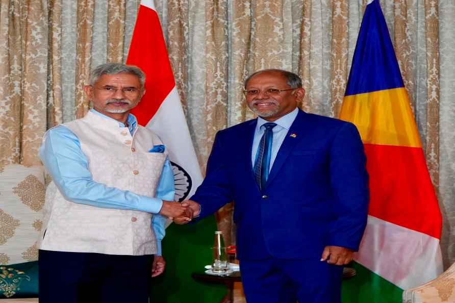 Jaishankar with Seychelles VP Ahmed Afif