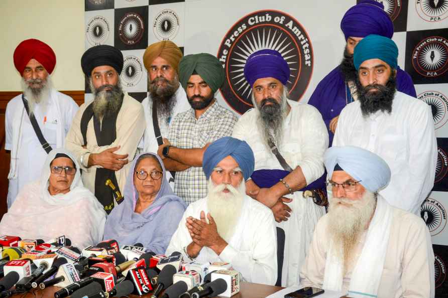 Amritpal Singh's parents at press conference