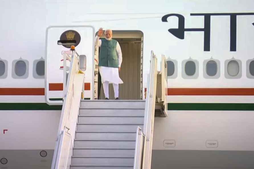 PM Modi leaves for Italy