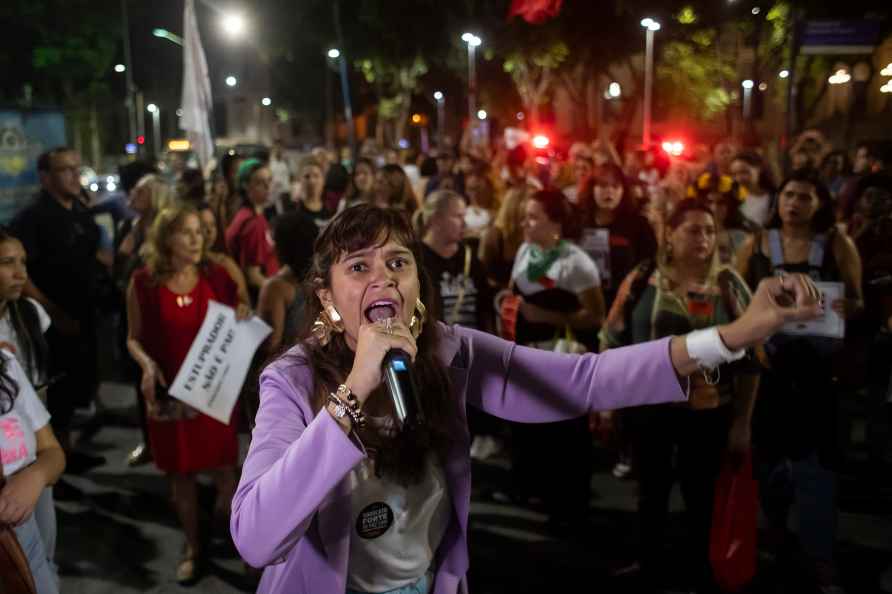 Protest against an anti-abortion bill