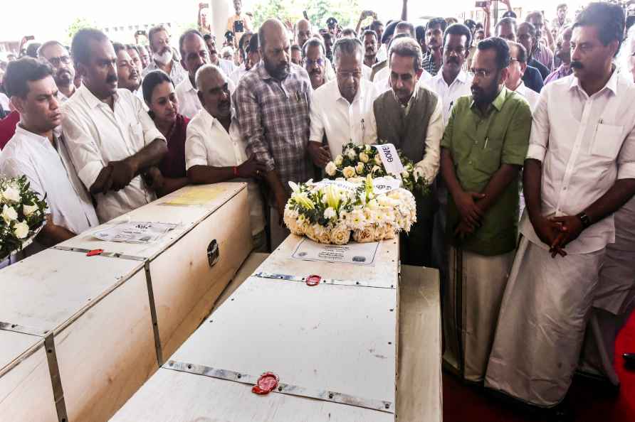 Bodies of Kuwait fire victims brought to Kerala