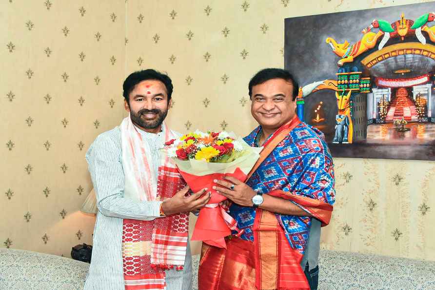 G Kishan Reddy meets Himanta Biswa Sarma