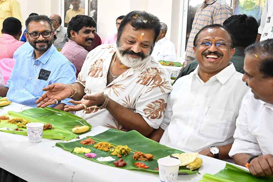 Kerala BJP leaders at a lunch