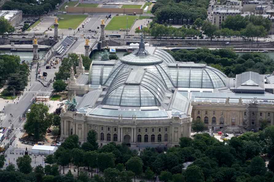 The Grand Palais is seen in Pari