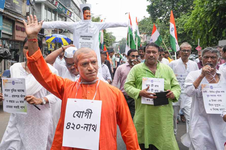 INTUC protest over NEET 2024 results