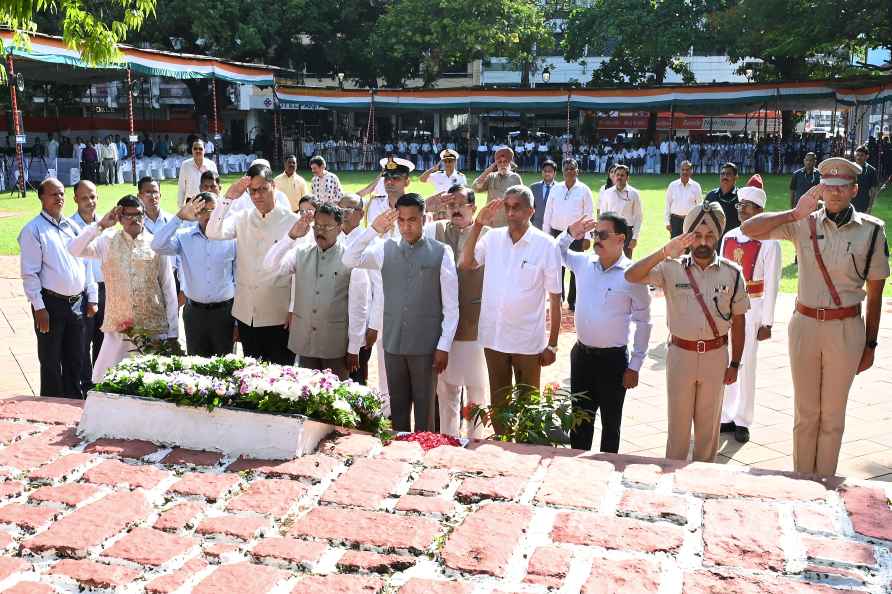 Panaji: Goa Governor PS Sreedharan Pillai, Chief Minister Pramod...