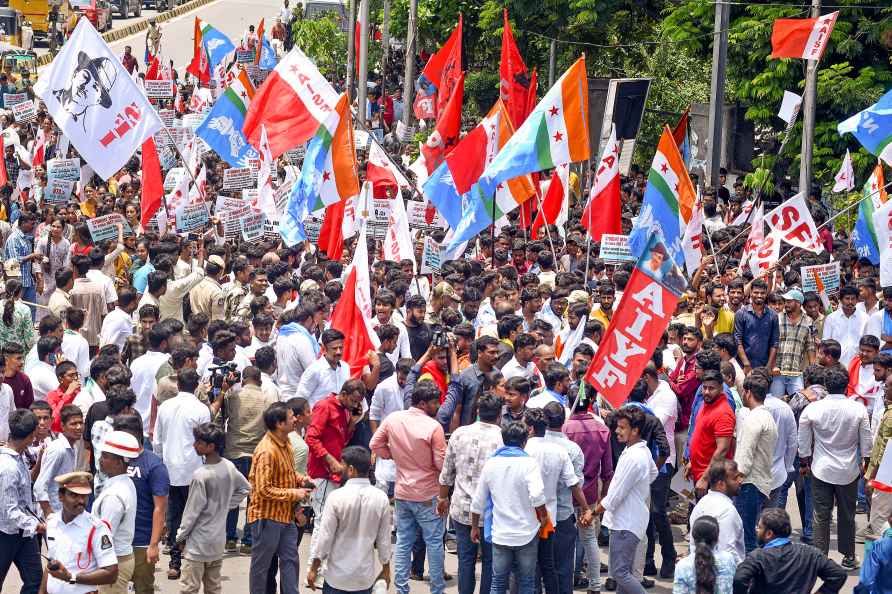 Student Unions protest over NEET 2024 results