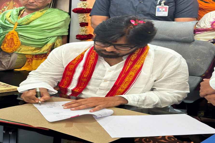 Pawan Kalyan assumes office